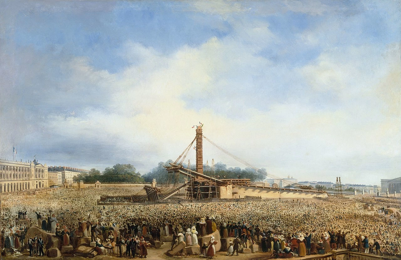 Erezione dell'Obelisco di Luxor in Piazza della Concordia - Museo Carnavalet, Parogi